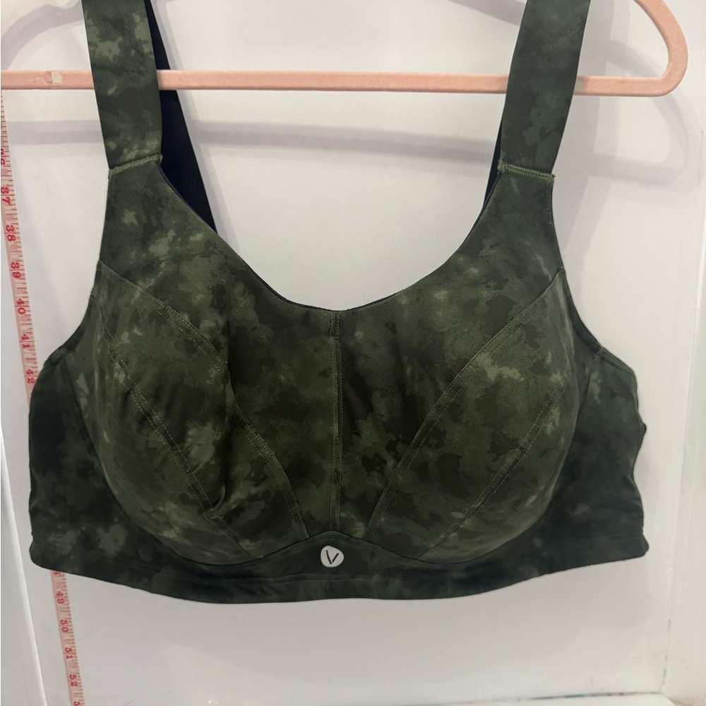 Lane Bryant Olive Camouflage Sports Bra
